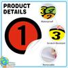 Line up Spots for Classroom Floor Stickers - 36Pcs Number Spot Stickers for Classroom Lining up Dots Numbers for Back to School Kindergarten
