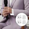 2 Pairs White Shirt Cuffs Garment Decorated Accessories Fake Sleeves for Blouse