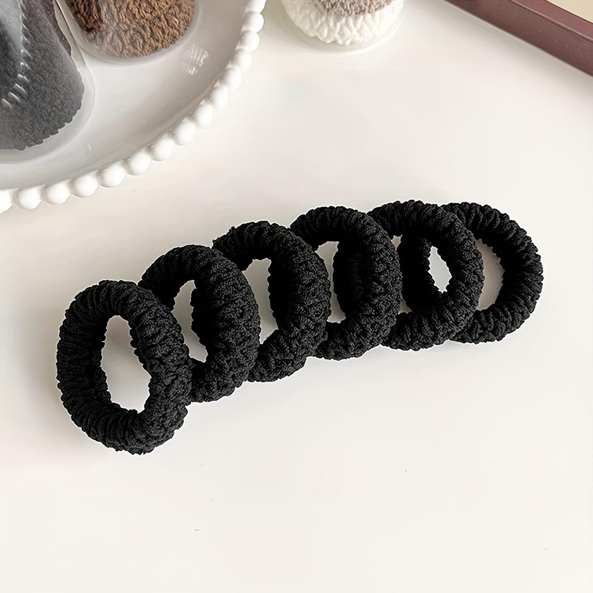 

6pcs Solid Color Soft Scrunchie Hair Rings Set for Girls, Hair Accessories