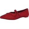 French Gentle and Versatile Light Mouth Single Shoes Women's 2024 Autumn New Comfortable and Not Tired Feet Pointed Flat Mary Jane Shoes