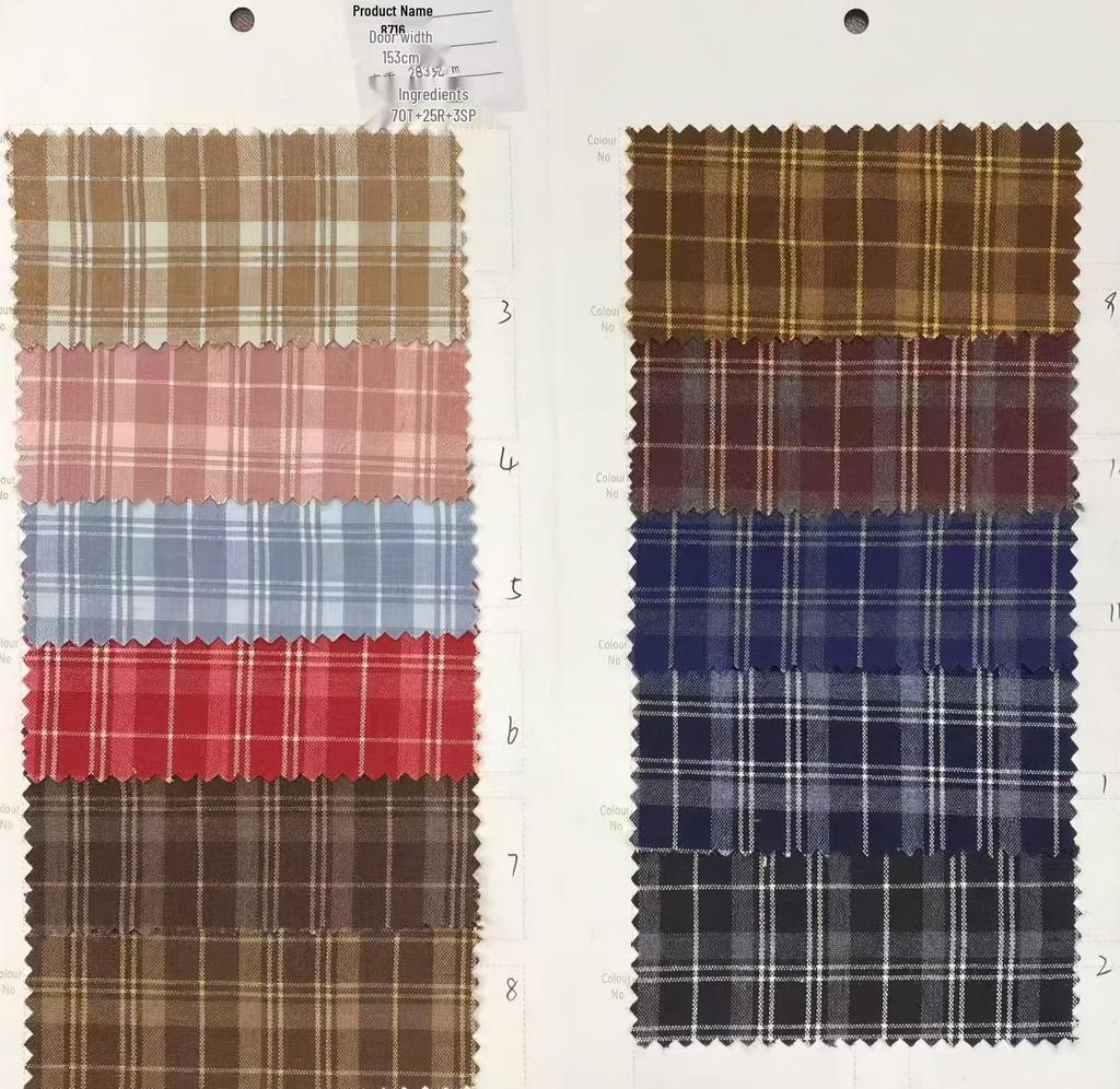 Collezione Tessuti Moda a Quadri Primavera/Estate per Donna e Bambino