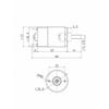 555 DC high-speed motor Micro motor 12V/24V adjustable speed positive and negative rotation high torque diy silent motor