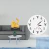 Sculpture Animal Statue Cornucopia Collectible Art Crafts Wall Clock Hanging Round Analog