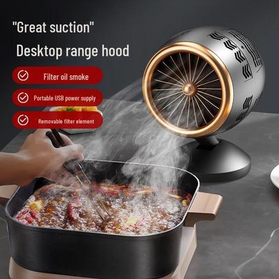 Hotă Compactă Portabilă pentru Casă, BBQ și Hot Pot - Mini Extractor de Fum de Masă