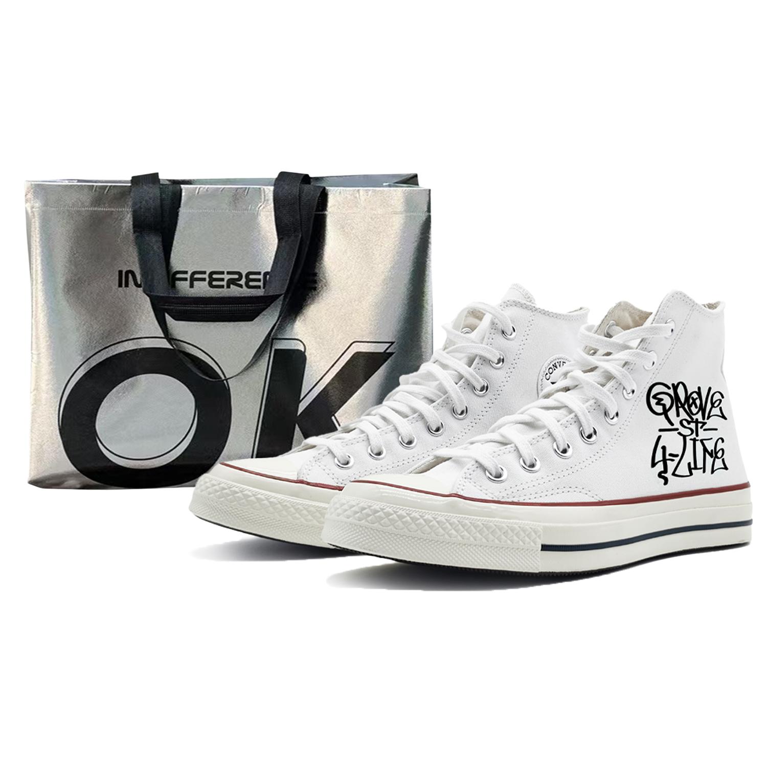 

Converse 1970s Chuck Taylor High top Canvas Shoes Unisex Ecru 162056C(Team131-S) 35