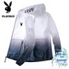 PLAYBOY Men's Summer Hooded Lightweight Sun Protection Jacket