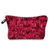 Women Flower Print Cosmetic Bag Toiletries Organize Travel Storage Case 6388