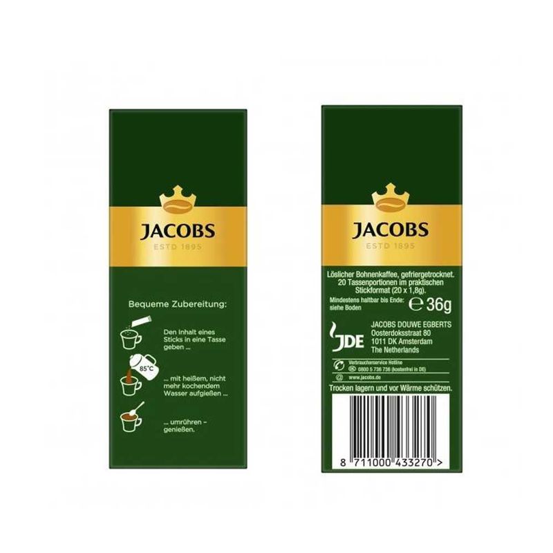 Jacobs Kroenung Stick Coffee 1.8g x 20