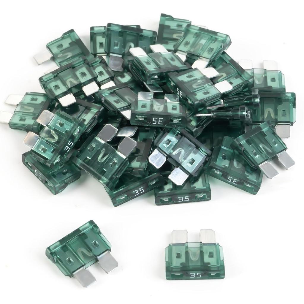 80 Pack Auto Fuses 3 AMP ATC/ATO Standard Regular Fuse Blade 3A Car Truck Boat Marine RV