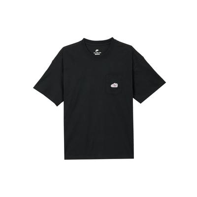 Sportbekleidung Bequeme Mode Vielseitiges Kurzarm-T-Shirt Herren Tops Schwarz IB1383010