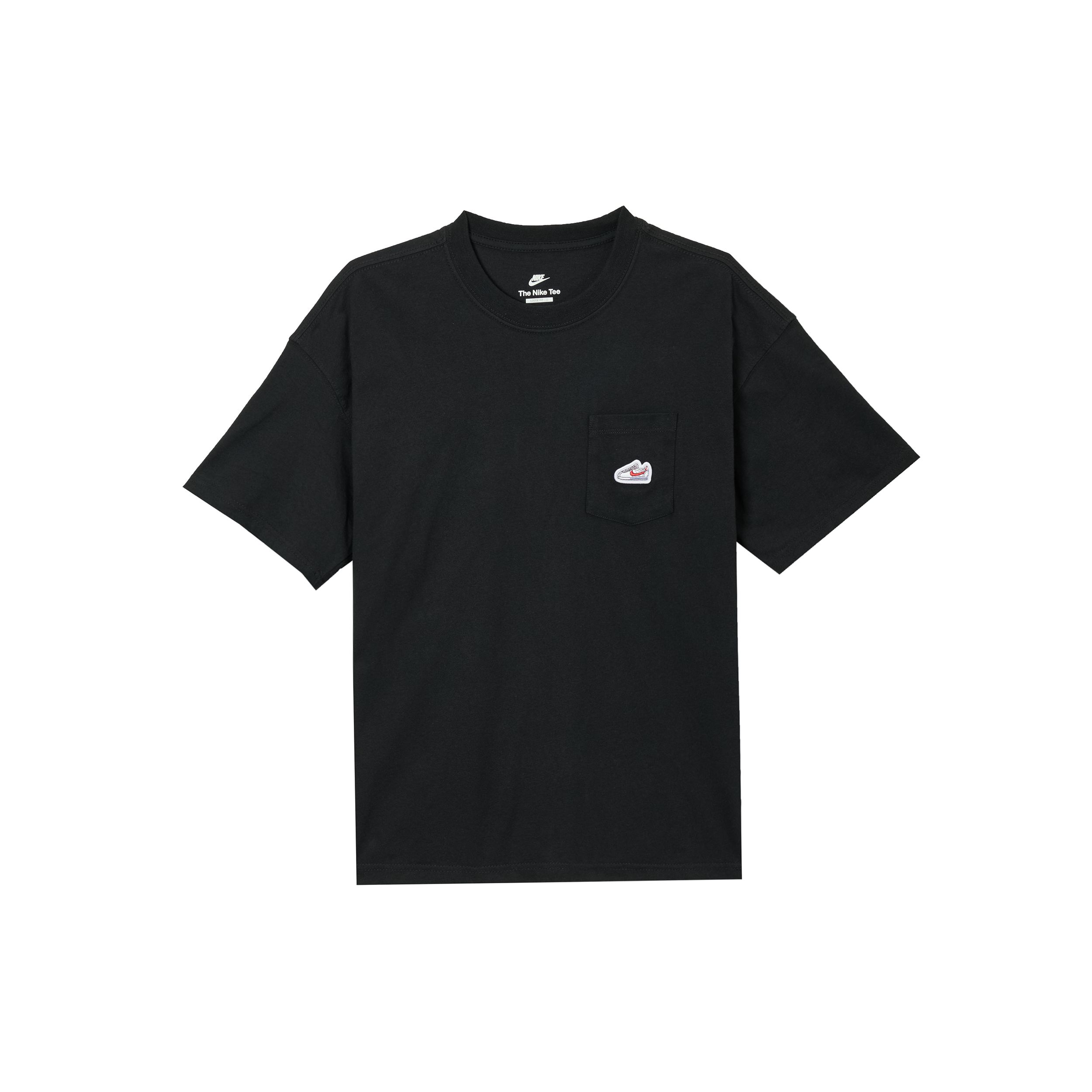 

Nike Sportswear Удобная Модная Универсальная Футболка с Коротким Рукавом Мужские Топы Черный IB1383010 S