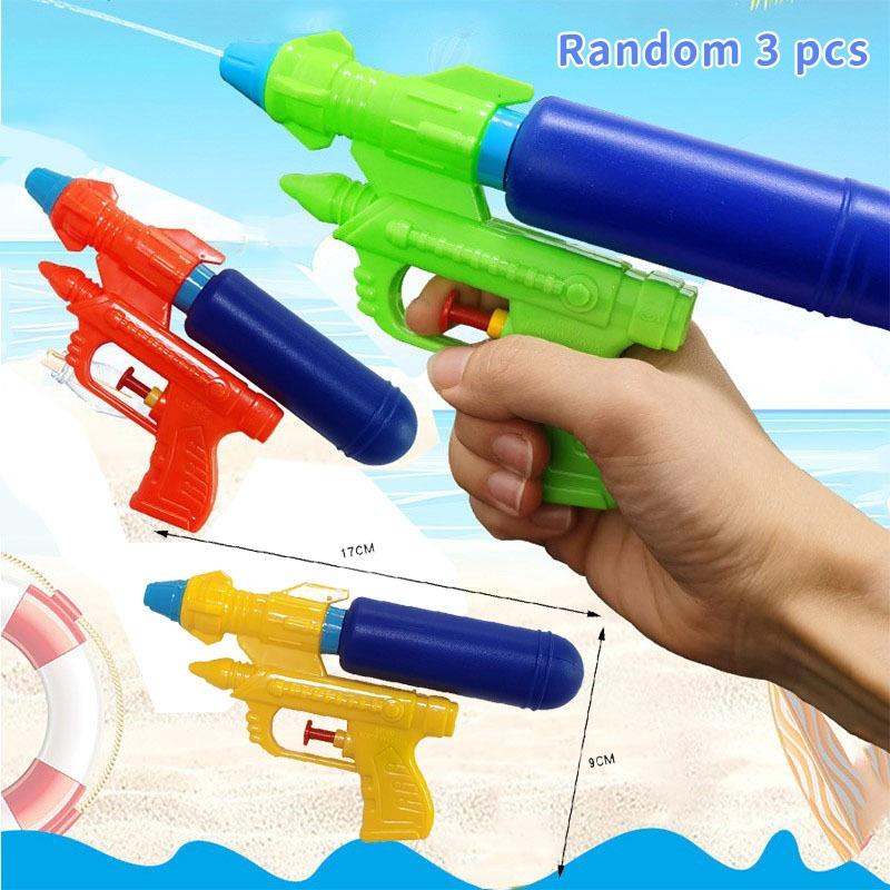 3PCS Kids Water Gun Toys Handheld Spray Set for Summer Outdoor Beach Pool Play Fun