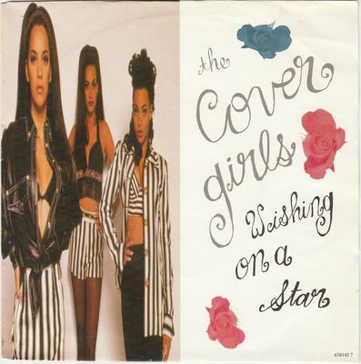 7-tums Skiva COVER GIRLS - Wishing On A Star 6581437 Epic 1992 UK Dance & Electronica Begagnad