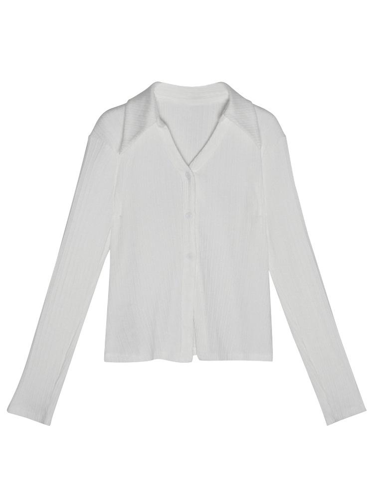 

Women s Red Hall 2026 Stripe Slim-Fit Long-Sleeve T-Shirt - White, Spring/Autumn Collection Medium белый