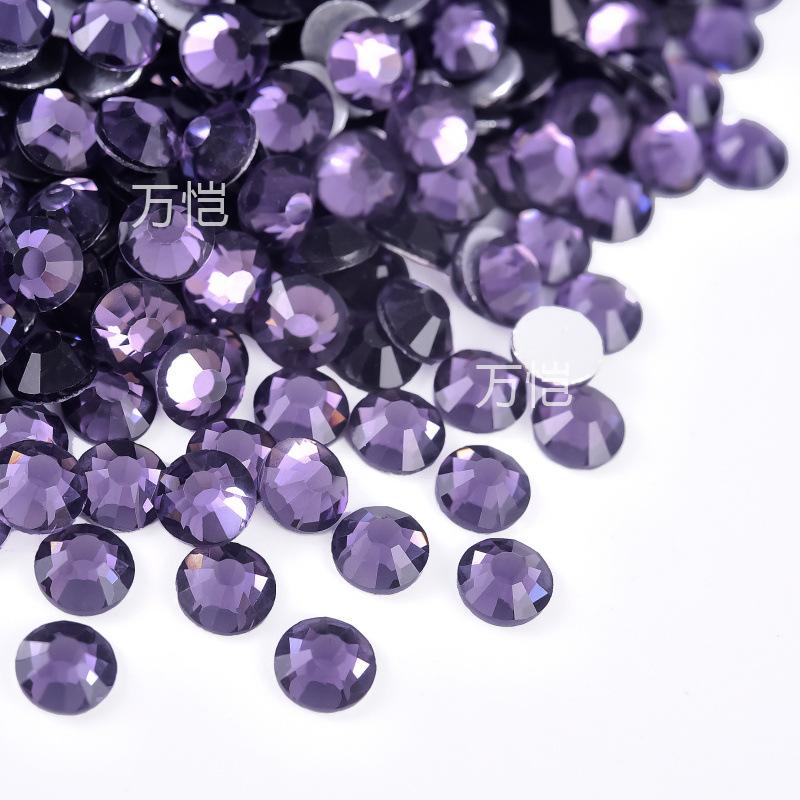 Ss3-Ss16 Mixed Size Flat Bottom Drill, Mobile Phone Case Diy Sticker Diamond Crystal Glass, Creative Nail Art Jewelry Accessories