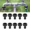 10Pcs G1 Female Thread Hose Connector Black Hose Adapter Garden Accessories Water Hose Connection