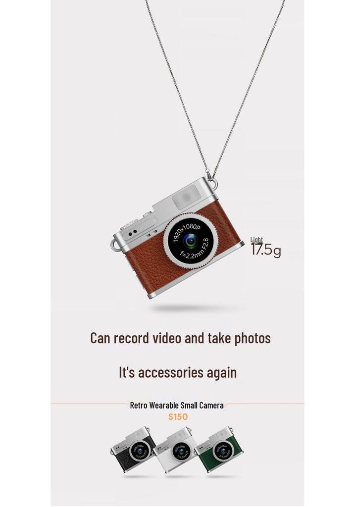Retro Mini Digital Camera for Photos and Vlogs - Portable Student Campus Card Camera, Ideal for Gifts