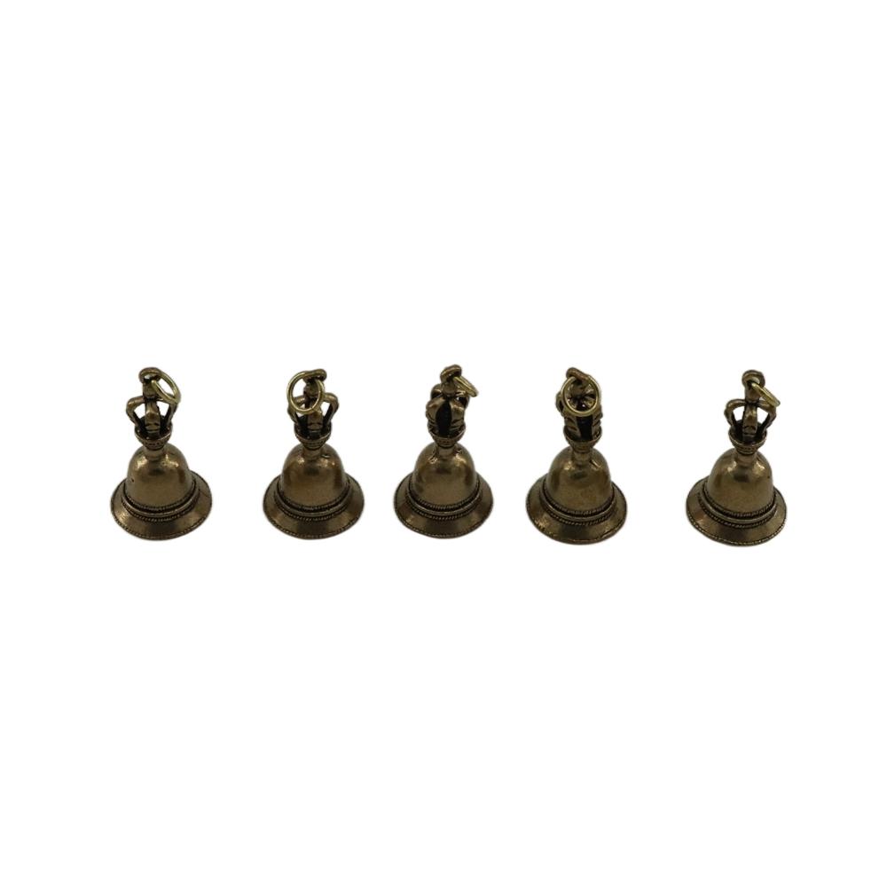 For Decoration Handicraft Tibetan Bronze Demon Subduing Bell Car Pendant Wind Bell Brass Bell