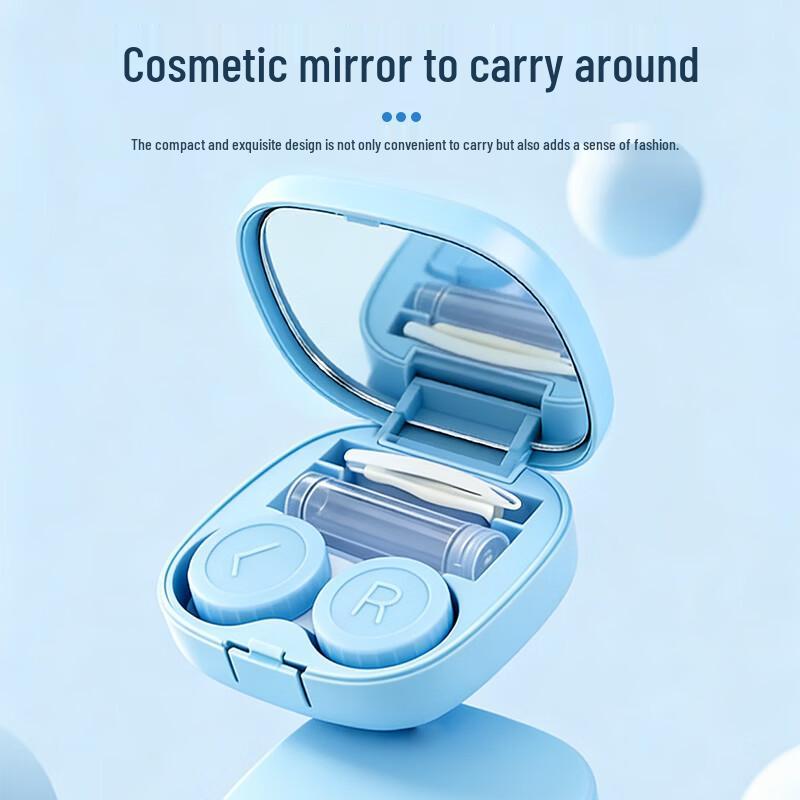 Unocan Portable Contact Lens Case with Mirror