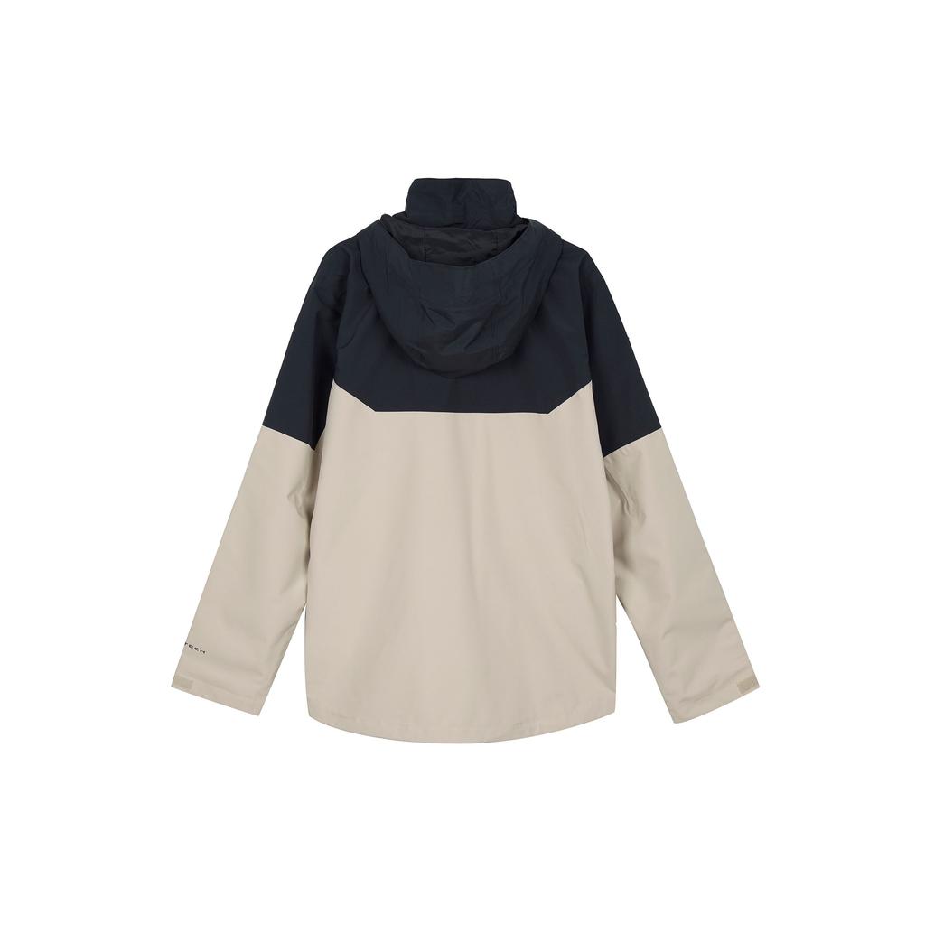 Columbia Color Block Logo Soft Shell Outdoor Waterproof Jacket Unisex Jacket Off-White XE3580-271