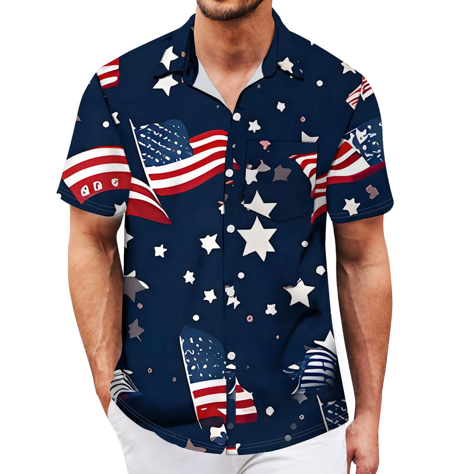 

Мужские винтажные рубашки для боулинга на пуговицах с коротким рукавом, летняя пляжная рубашка L