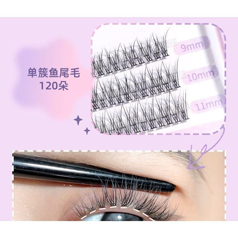 Puremantis - Natural Wispy Individual Cluster False Eyelashes