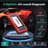 Launch CRP123X V2.0 Elite Auto Diagnostic Case, 4 Systems - ABS SRS Transmission Engine Multibrand Car Diagnostic, FCA S
