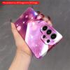 2DFlat Samsung Phone Case Glowing Pink Heart with Sparkle Effect Applicable To Galaxy S22 S23 S24 S25ULTRA S26 A12 A13 A14 A15 A16
