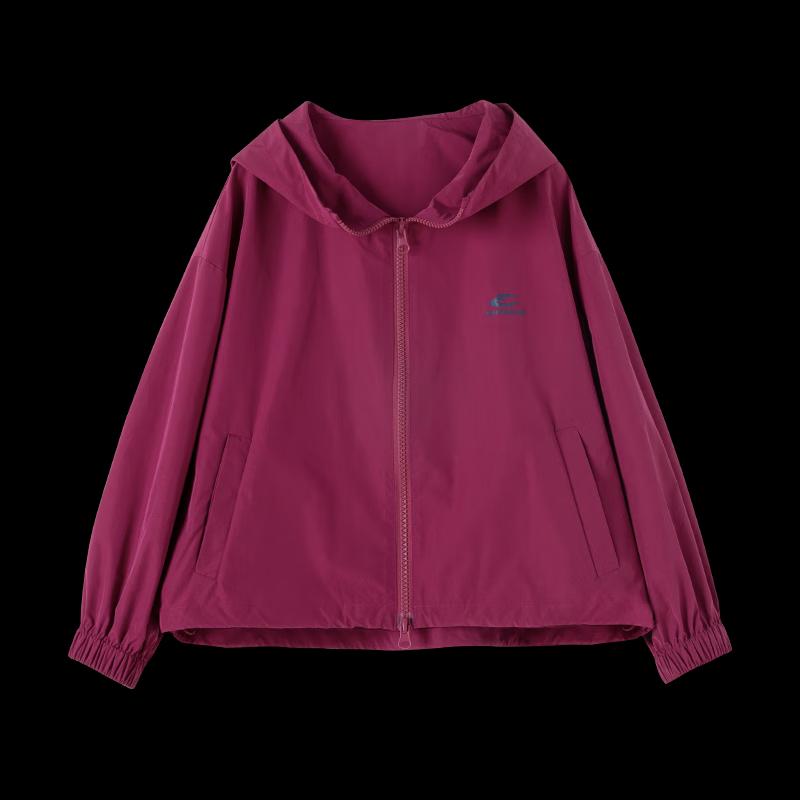 Girls' Windproof Outdoor Hooded Jacket
