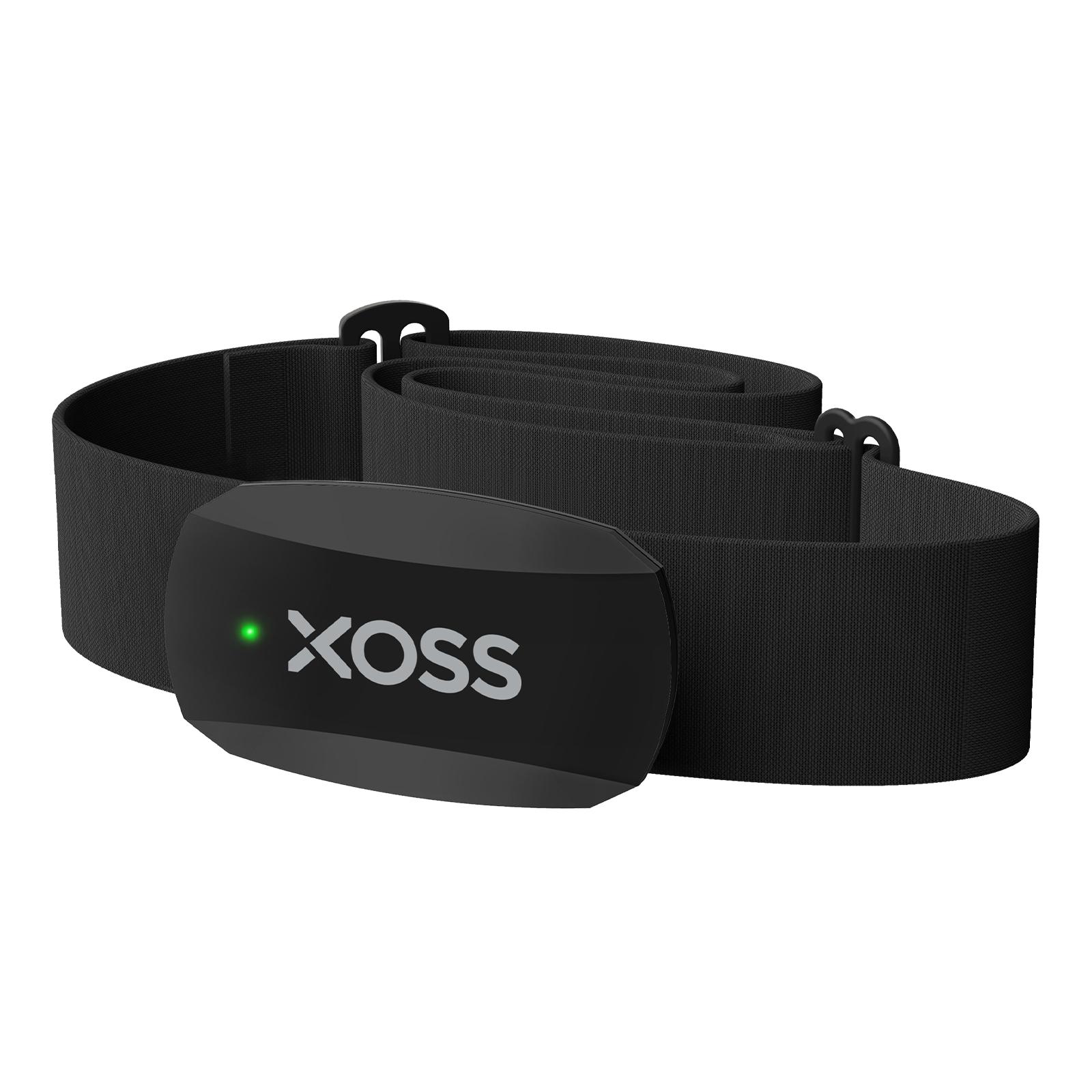 

XOSS X2 Chest Strap Heart Sensor HRM Monitor Bluetooth ANT+ Wireless Smart Bicycle Sensor Health Fitness for Cycling, Running HR Monitor