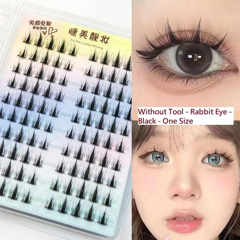 SIDIT - Spiky / Rabbit Eye Glue-free Multipack False Eyelashes Cluster (Various Designs)