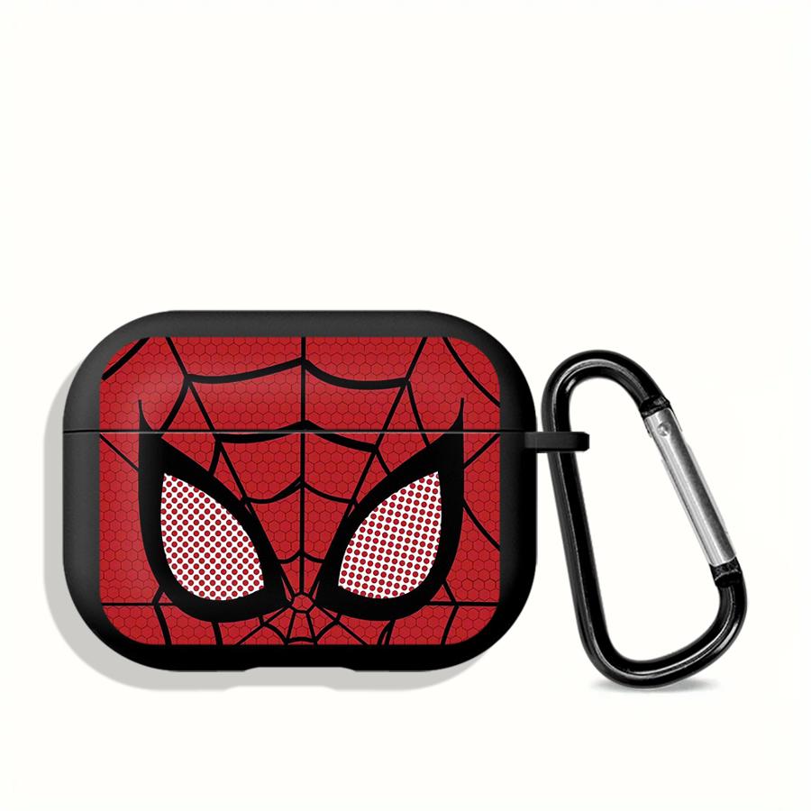 Earphone Cases Cover Case For Airpods 1 2 Pro3 3 4 Pro Pro2 Black Spider Design Airpods 2