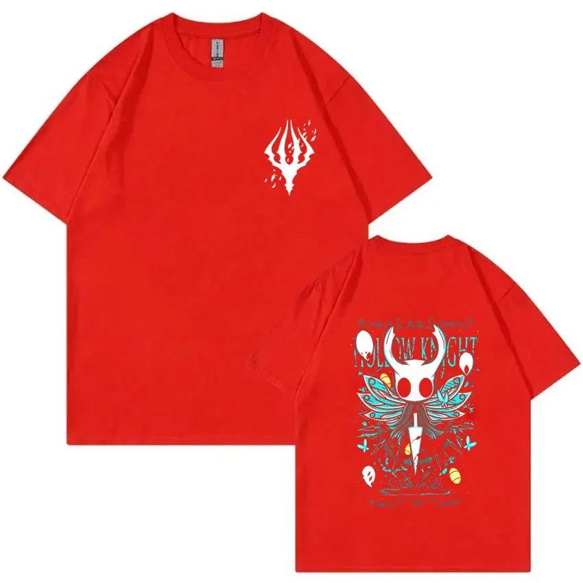 Populární Hra Hollow Knight Vzor Tričko Unisex Kreslený Volný Měkká Bavlna Ležérní Vintage Tričko Dárek Pro Ženy A Muže Tričko