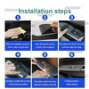 Carbon Fiber Style Interior Sticker for F30 F31 F34 F3GT 2013-2018 Center Console Multimedia PET Interior Panel
