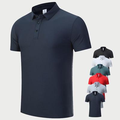 Men's Quick-Dry European Fit Short-Sleeve Polo: Workwear, Sports, Running, Fitness, Casual, Baseball T-Shirt