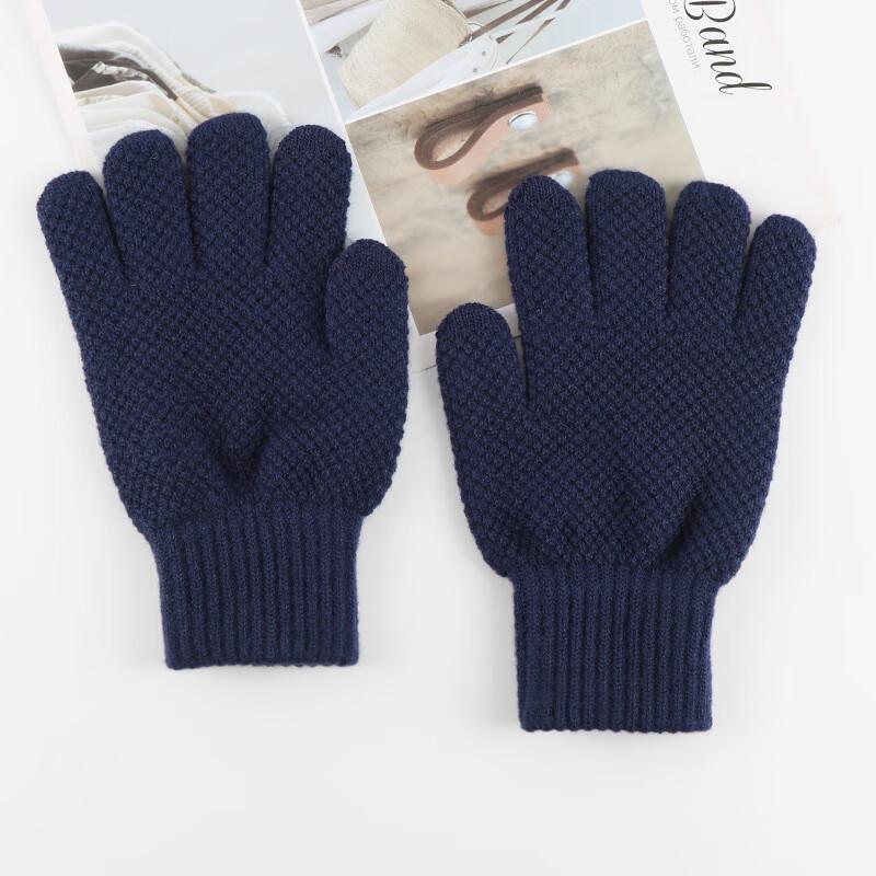REACH STAR Japanese Corn Pattern Wool Blend Knitted Gloves