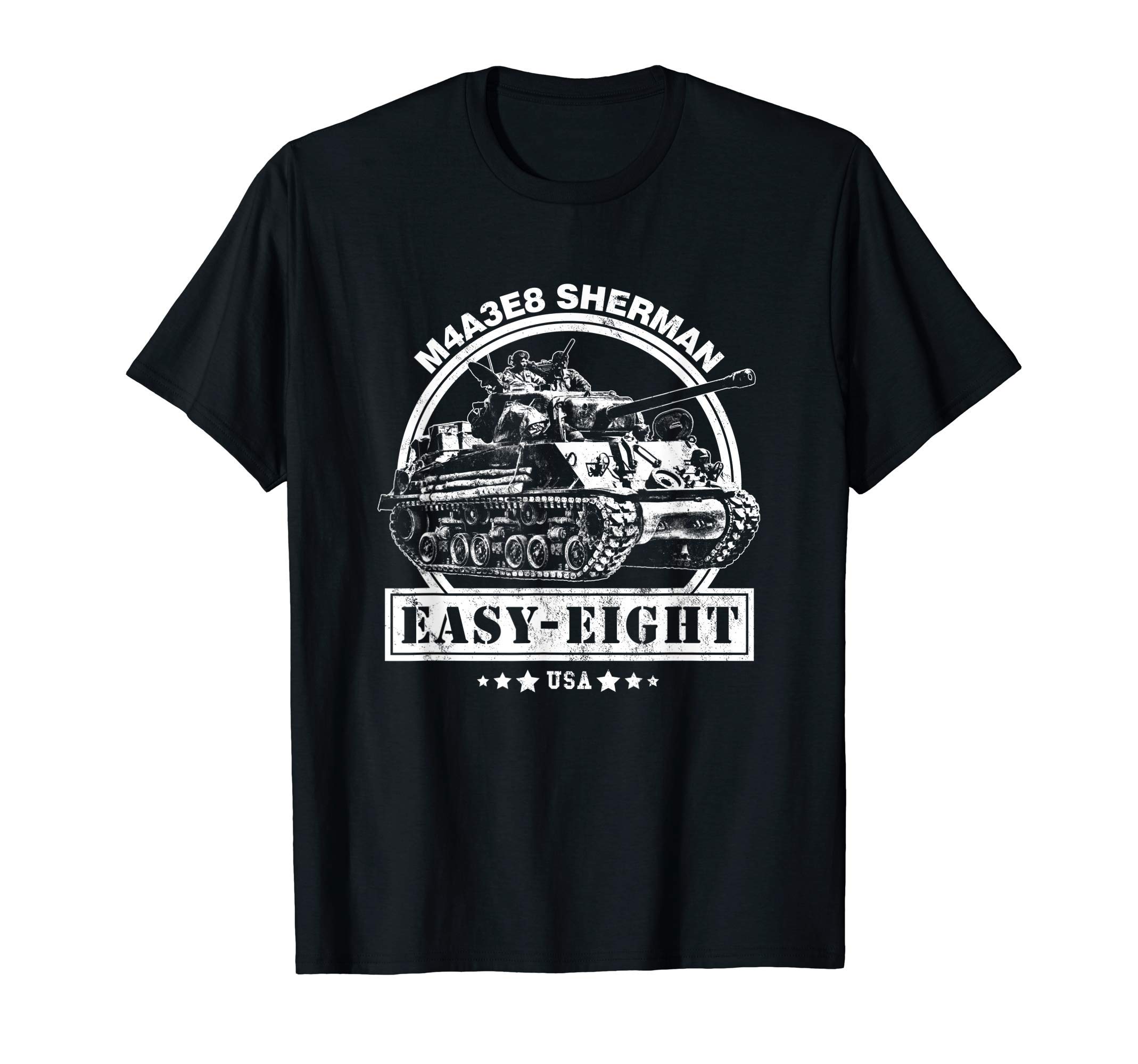 

Футболка M4 Medium Tank Sherman M4A3E8 Easy Eight чёрный