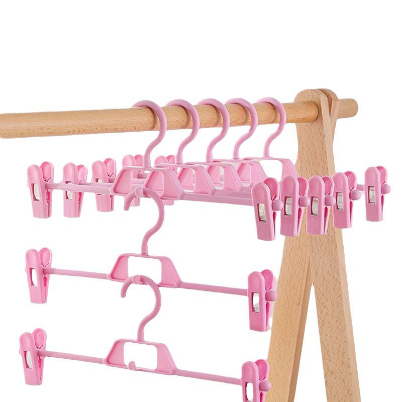 Pants Rack: Non-Marking Clips & Multifunctional Hanger for Wardrobe, Underwear, and More