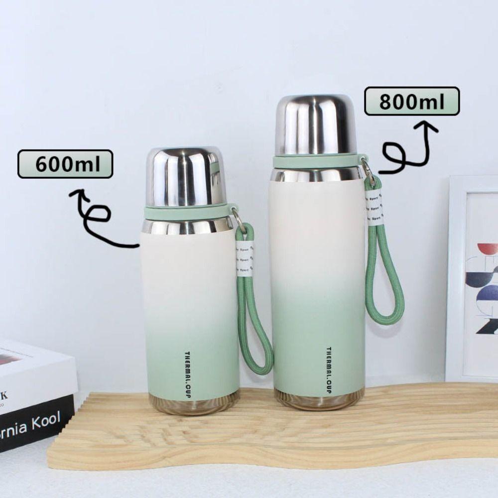 Farbverlauf Isolierte Wasserflasche Edelstahl Thermobecher Sport Thermoskanne Reise