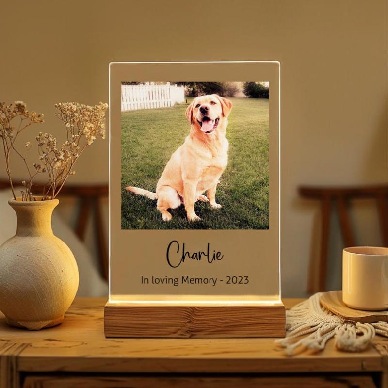 Personalized Custom Photo Pet Memorial Keepsake Sympathy Condolence Remembrance Gift In Loving Memory Of Beloved Dog Cat Meaning