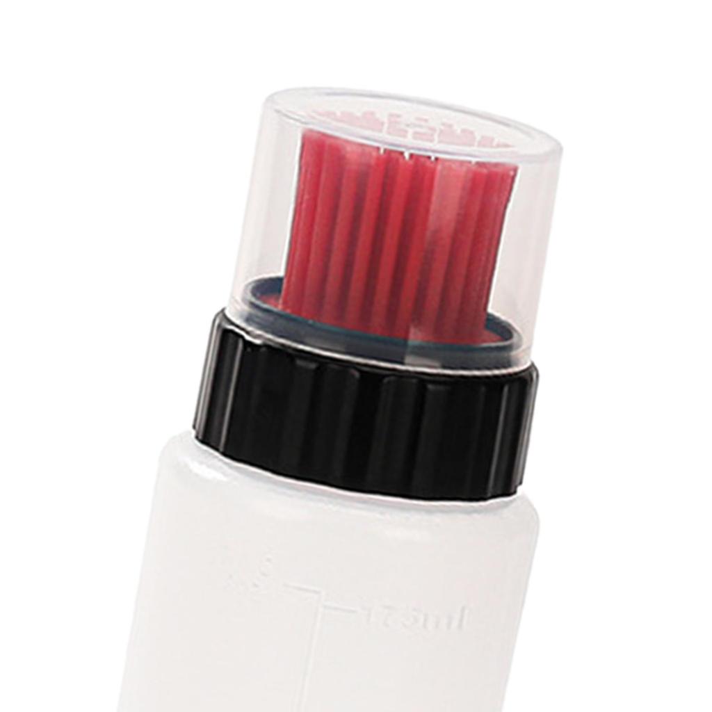 Oil Dispenser Olive Oil Bottles Container with Brush Squeeze Bottles Outdoor for Picnic BBQ Frying Baking Hot Sauces