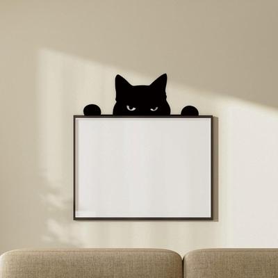 Décoration de Cadre Topper de Porte pour Chat Mural Adorable Décoration de Maison