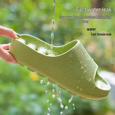 Leakproof Quick-Drying All-Season Bathroom Shower Slippers for Women and Men