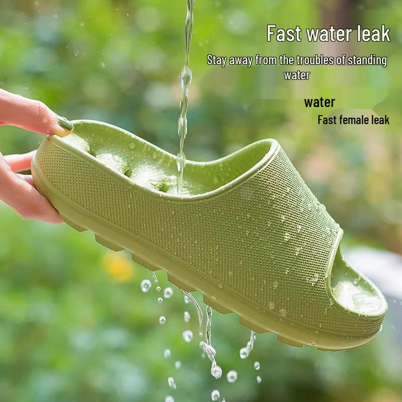 Leakproof Quick-Drying All-Season Bathroom Shower Slippers for Women and Men