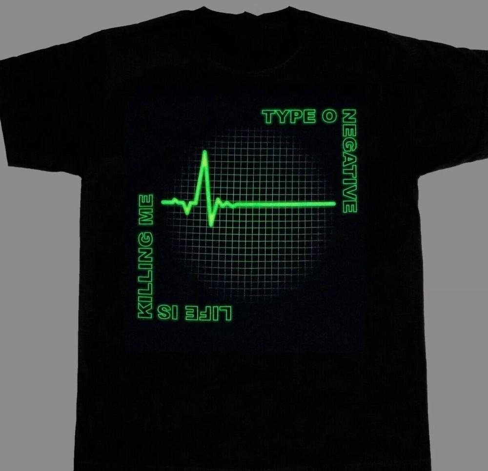 

TYPE O NEGATIVE band Men T-shirt Black Short Sleeve All Sizes 28 S