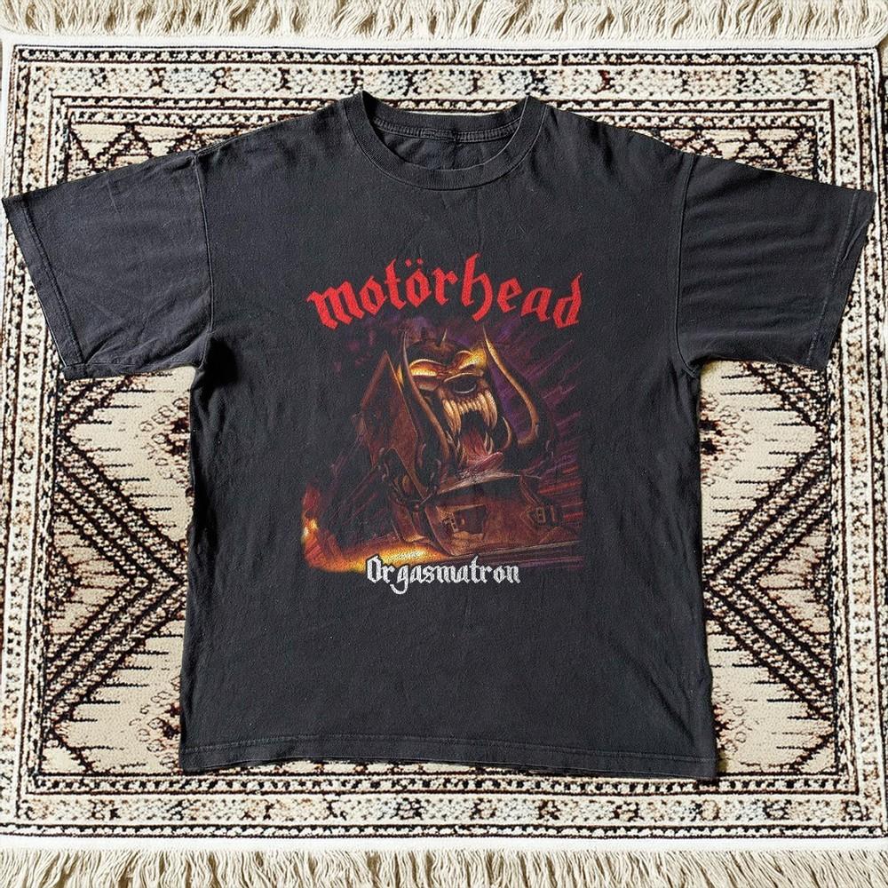 Motorhead Orgasmatron Rock Band Vintage Style Unisex TShirt Size S5XL Unisex T-Shirt XL