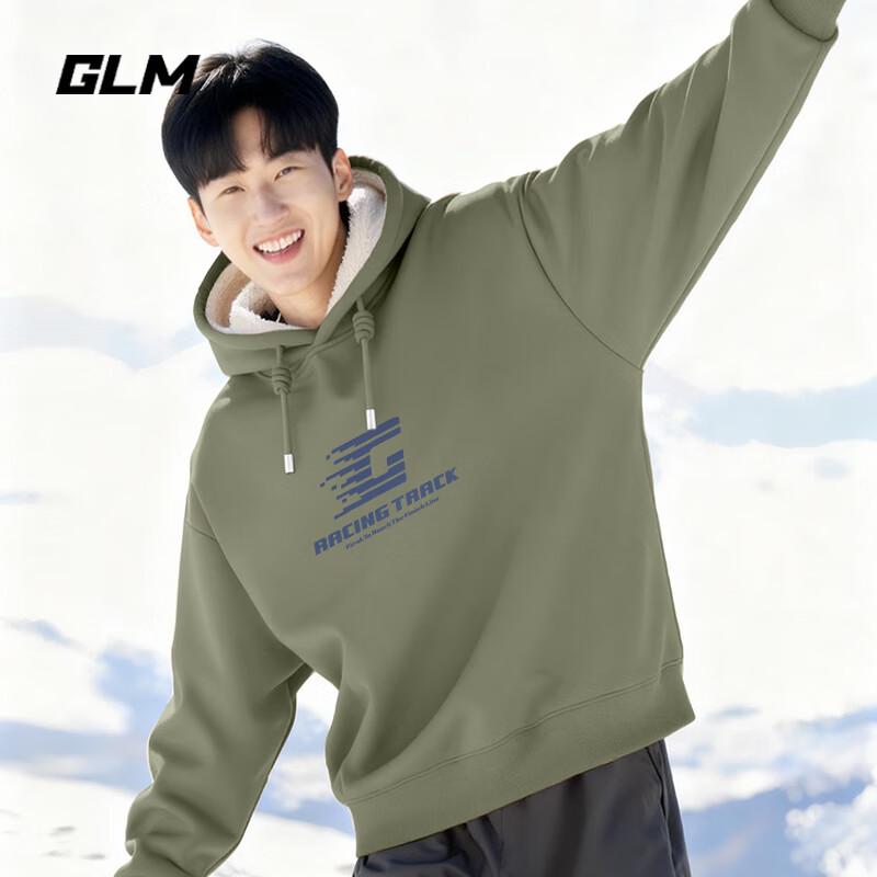 

Мужское худи GLM из шерпы большого размера L