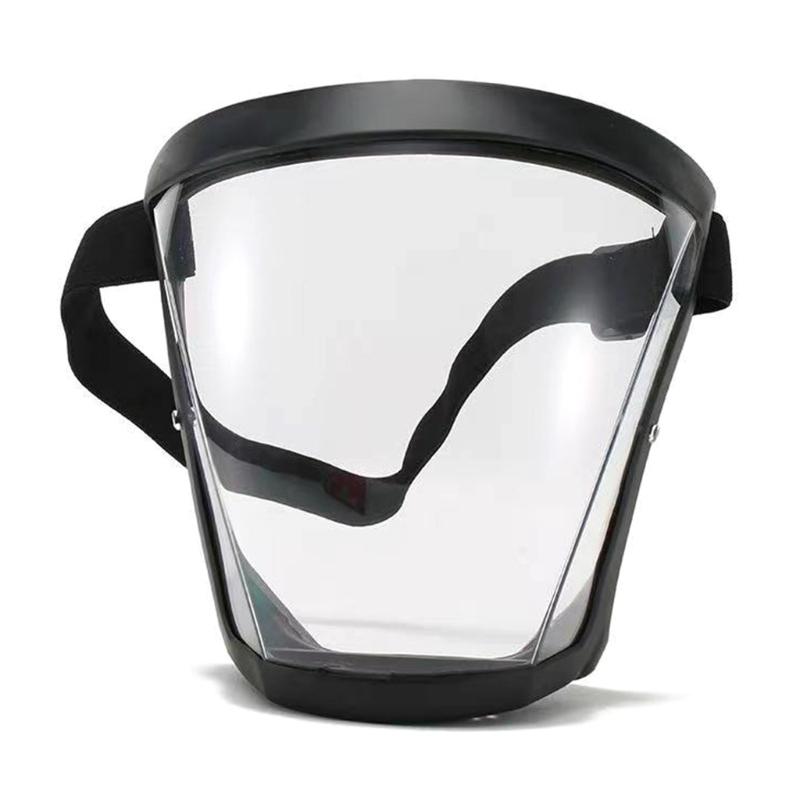 Diamond Grade Full Face Protective Fashionable Shield PC Face Black Blue Red