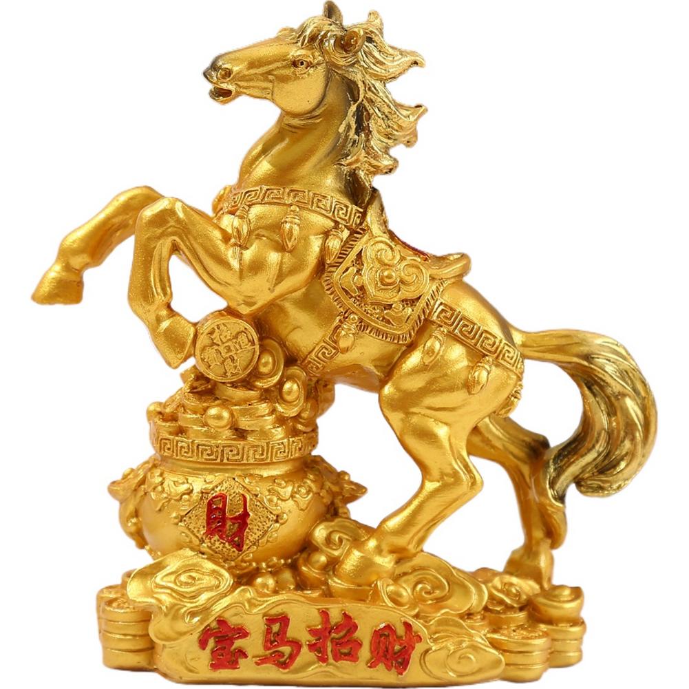 Rearing Horse Figurine Symbol Of Prosperity Charming Ornament Desktop Decorative Statue Decoration Gift Year Of Horse 2026