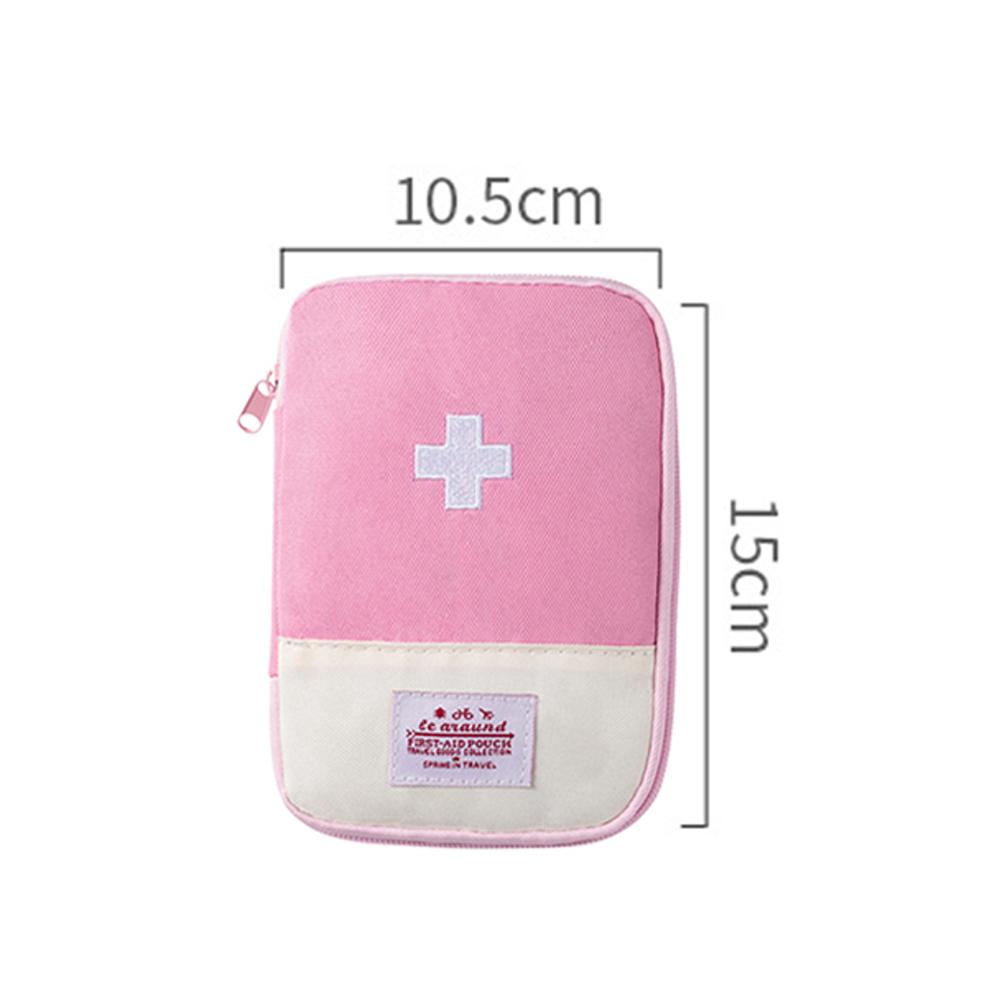Mini-Erste-Hilfe-Tasche Tragbar Klein Notfall-Medikamenten-Aufbewahrungstasche Medizintasche für Outdoor-Camping Wandern Zuhause Reisen Notfall